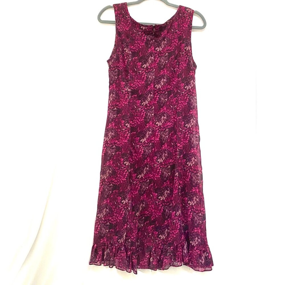 Vtg Y2K Womens Whimsigoth Fairy Dress Size 12 Purple Sleeveless Fairycore Grunge